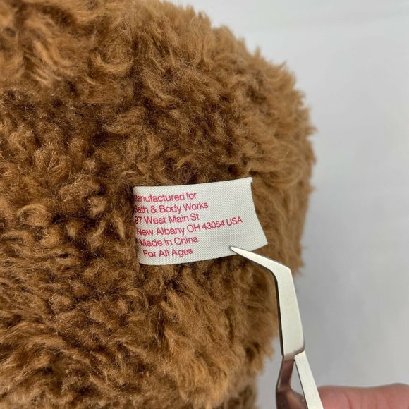 Bath & Body Works Brown Reindeer 12” Plush Christmas Red Plaid Stuffed Animal - Picture 6 of 7